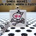 CLEARANCE SALE Groovy Lady Skull Glass Pendant Day Of The Dead Halloween Goth Jewelry