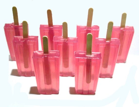 Popsicle Soap Watermelon Party Favors Wedding Favors Bridal Shower Favors Baby Shower Favors Birthday Party Favors