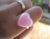 pink acrylic ring,pink acrylic heart ring