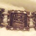 Fun and Detailed Antique Italian Souvenir Panel Bracelet