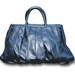 Black, Blue OR Chocolate panel leather bag Ready To Ship