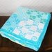 Modern Baby or Lap Quilt Lovely Aqua Blue OOaK