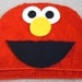 Elmo Sesame Street Hooded Towel - One size towel fits little and big kids