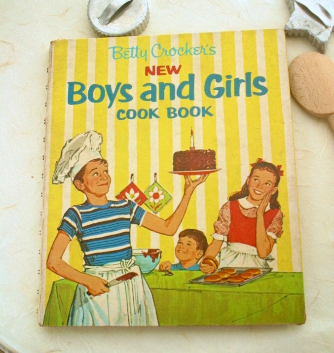 Vintage Betty Crocker's New Boys and Girls Cook Book 1965