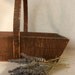 Vintage French basket, garden basket, Spring decor, French country kitchen, French antiques, French country, rustic, shabby chic