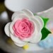 Pink Felt Rose Hair Clip Hair Clips Baby Hair Clips Toddler Hair Clips Girls Hairbows