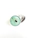 Silver plated mint green birds earring studs ear post - tiny stud earrings