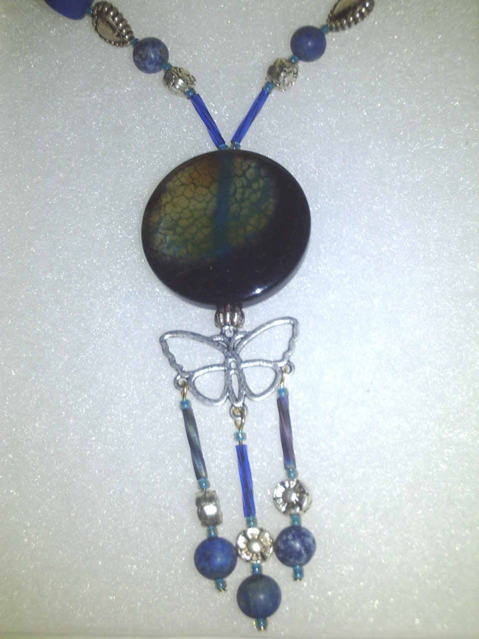 Dragon Moon and Butterfly, Necklace, Bracelet and Earring Set