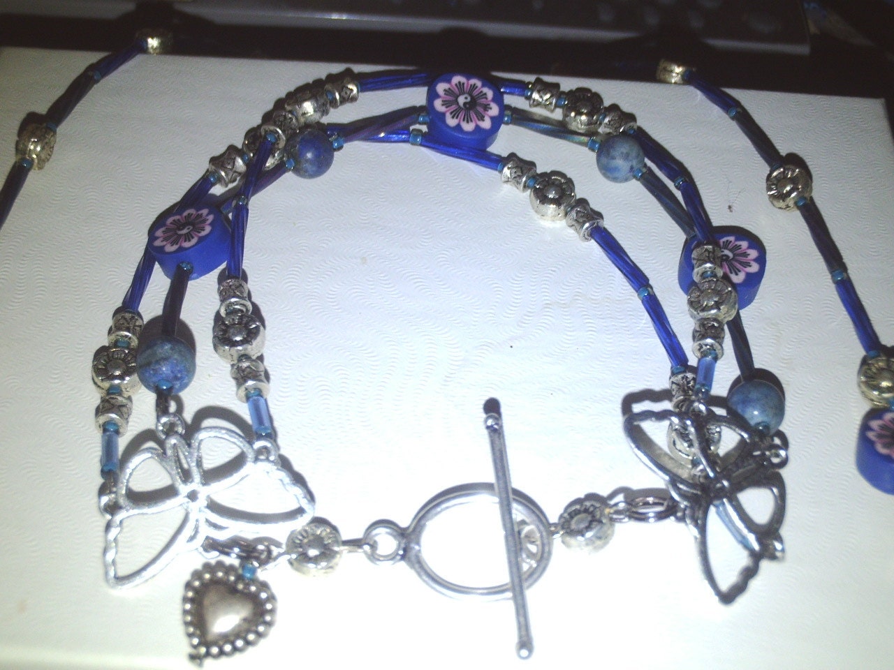 Dragon Moon and Butterfly, Necklace, Bracelet and Earring Set