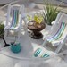 Miniature Beach Vacation with tropical drinks, flip flops, and sunglasses by Landscapes In Miniature