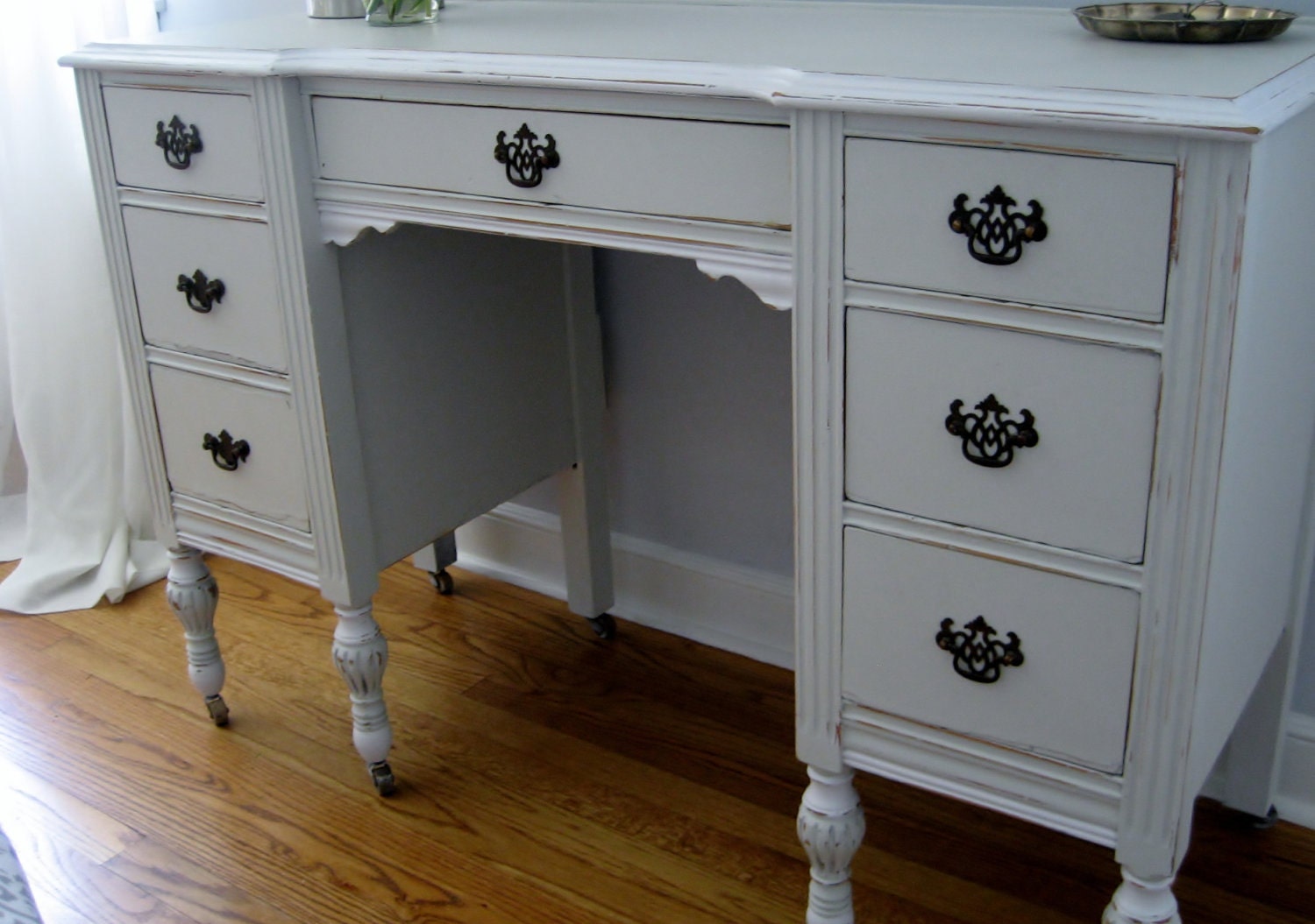 Romantic and Charming Victorian Ladies Desk or Vanity
