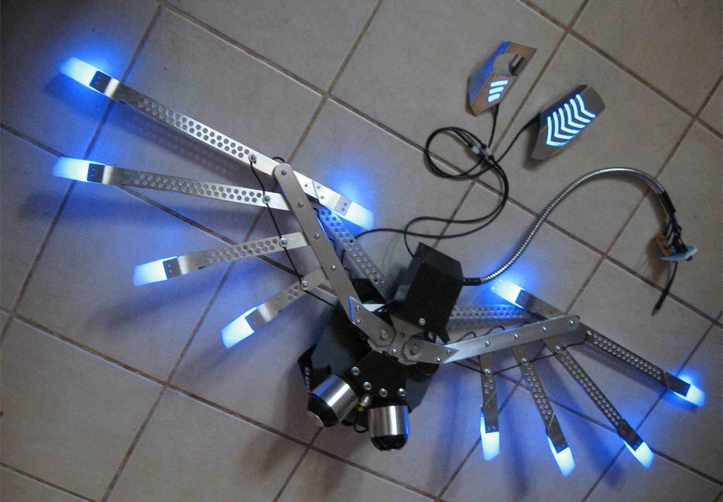 Powered Mechanical Wings - Version 1.5 with LED Light Effects