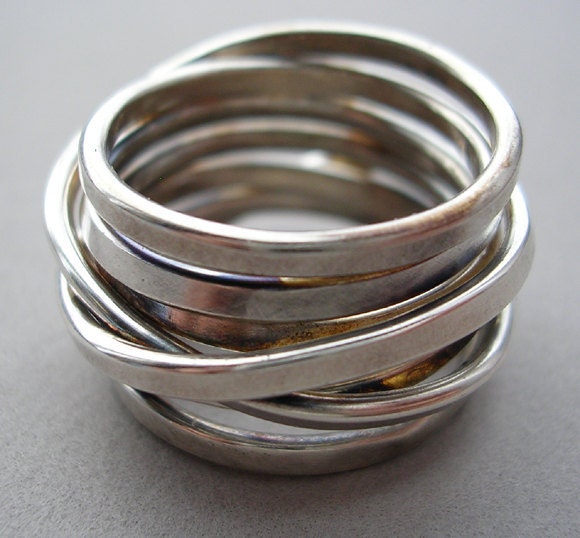 Wrapped Silver Ring