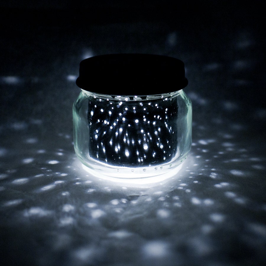 2oz. mini STAR JAR // upcycled constellation nightlight