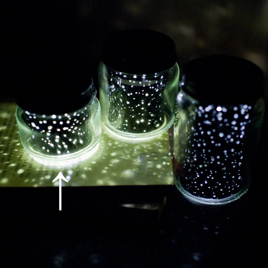 2oz. mini STAR JAR // upcycled constellation nightlight