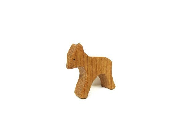 Wooden Toy Deer -  Waldorf Toy -  Wooden Deer Figure - Wood Toy Animal