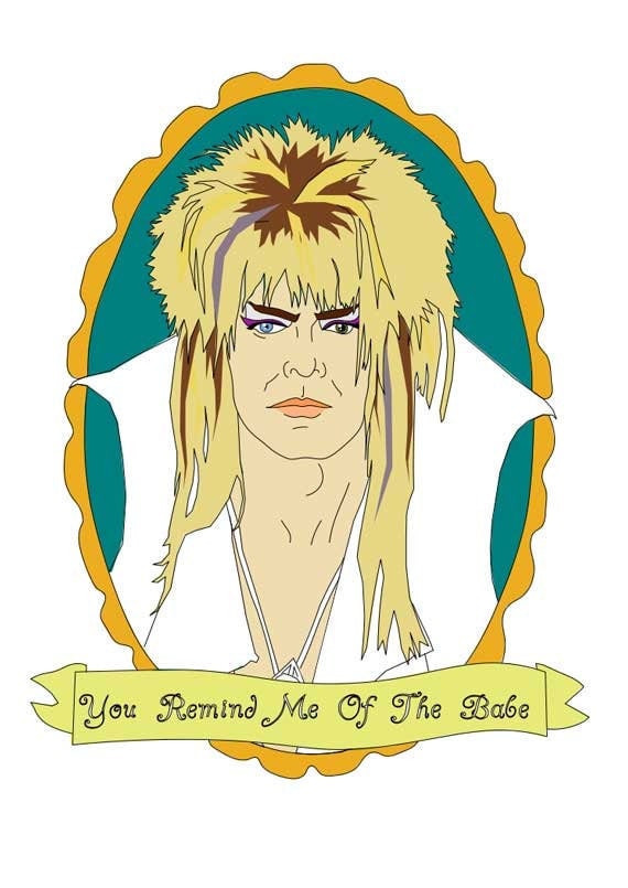 Blank Card - Labyrinth, Jareth - You Remind Me of the Babe