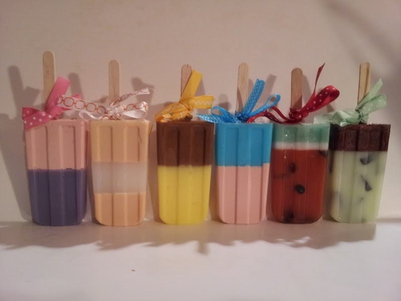 5 Soap Pop Soapsicle Party Favors