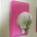 Pink Bighorn Sheep Tail Toyidermy Wall Plaque