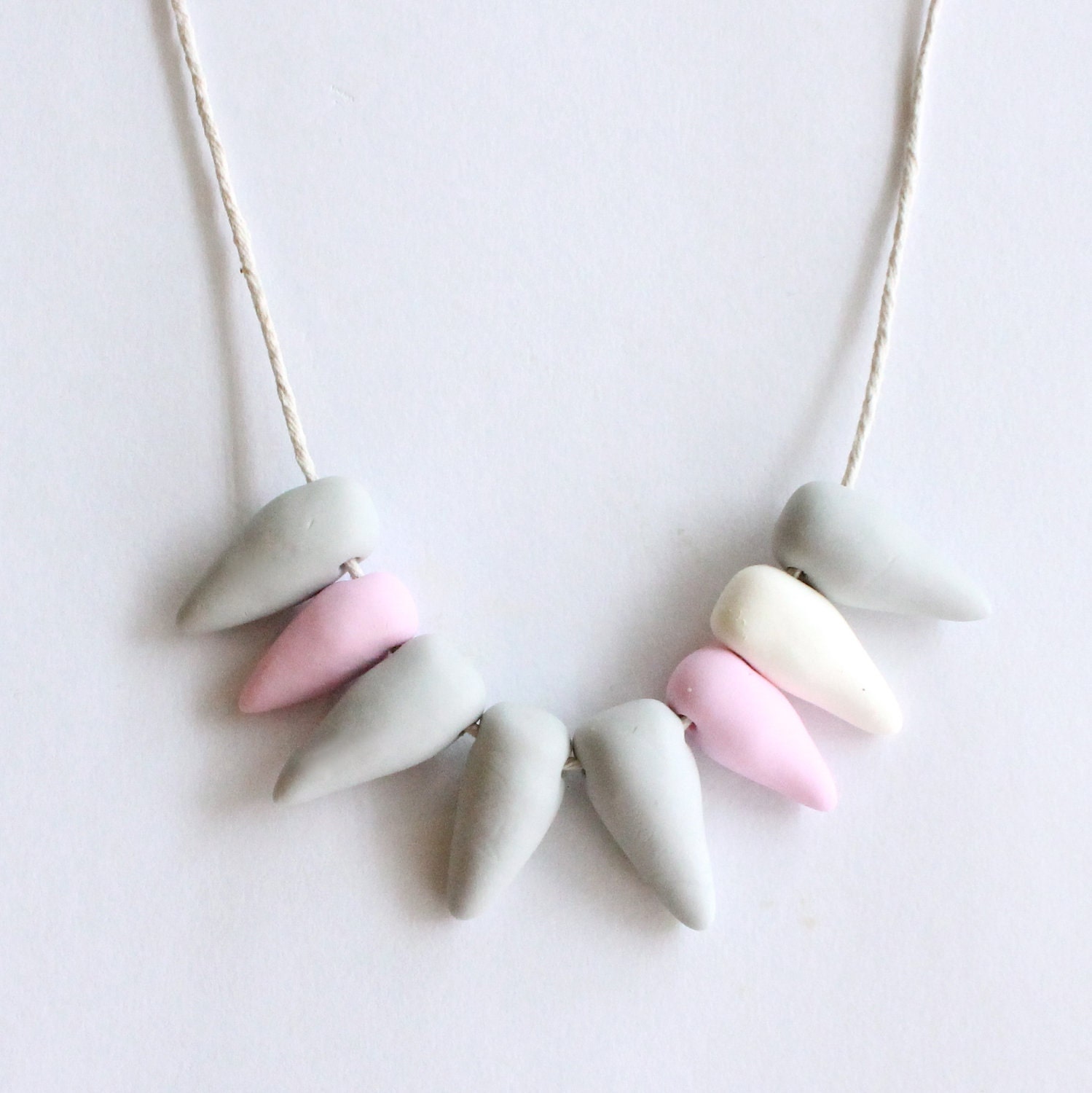 Arrowhead Necklace Blush