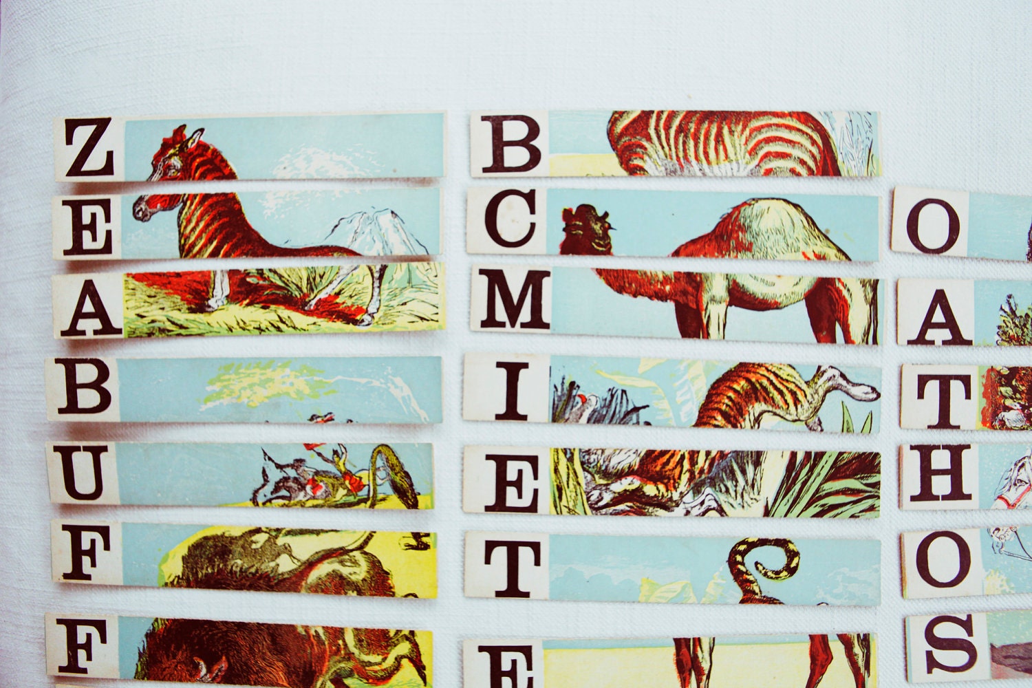 puzzling - vintage puzzle cards paper ephemera