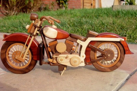 Motorcycle Handmade Wooden