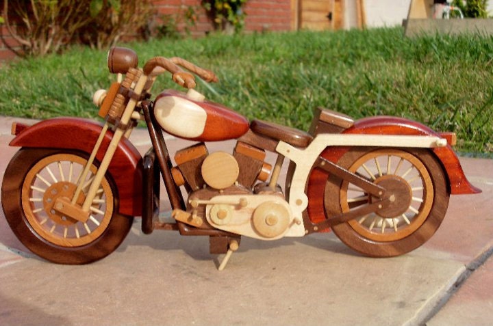 Motorcycle Handmade Wooden