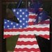 Handpainted Wood 4th of July Cross
