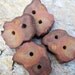 Unique Oak Tree Branch Buttons for Any Crafting Project (Set of 4)