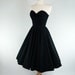 Made To Measure Black Full Circle Dress - Detachable Straps & Belt