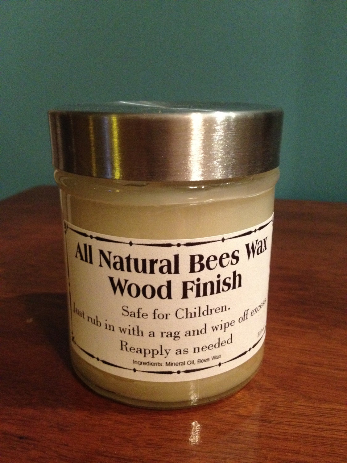 Items similar to All Natural Bees Wax Wood Sealer Safe