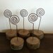 Wooden Placecard and Photo Holders. Set of 10