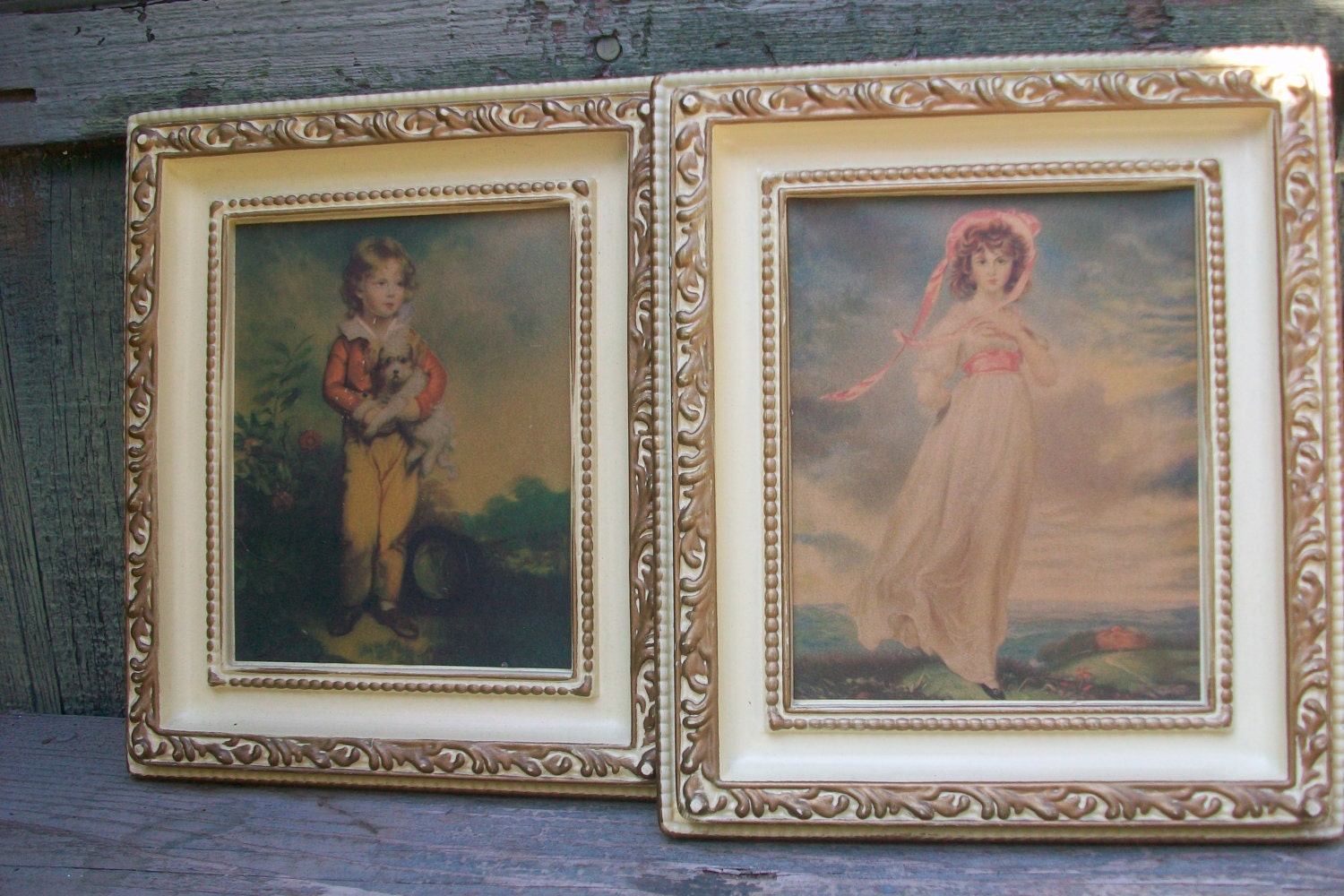 What Romance Pair Of Vintage Picture Frames Pictures