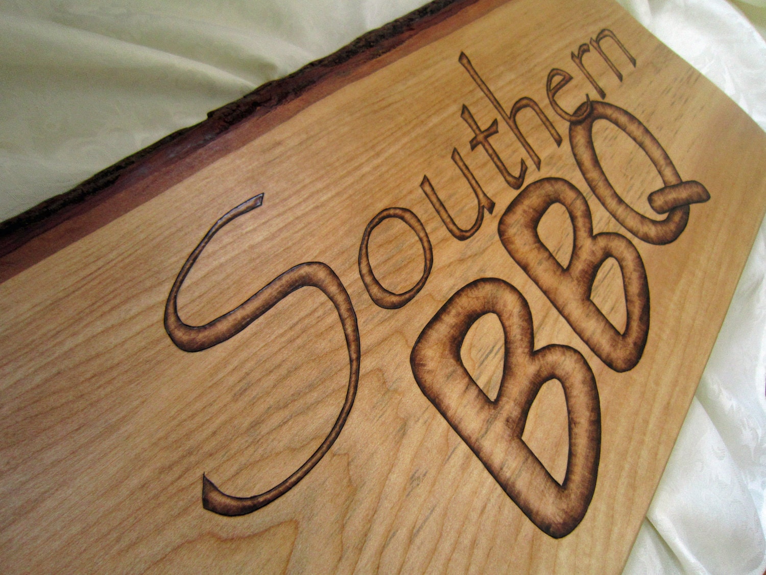 Kichen Wall Decor: Southern BBQ decor- Barbeque Wood Sign