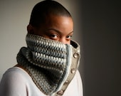 Stone Tweed Lined Merino Collar