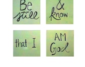Green Minimal Print - Verse Phrase - Christian Art - Wall Decor - Calm Peaceful Simple