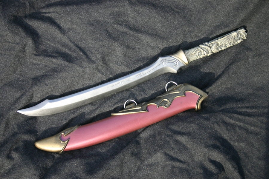 Elven short sword and scabbard