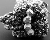 Meteorite Silver Earrings