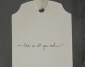SALE - (10 count) Love is All You Need Wish Tags, Custom Orders Available, Discounts Available