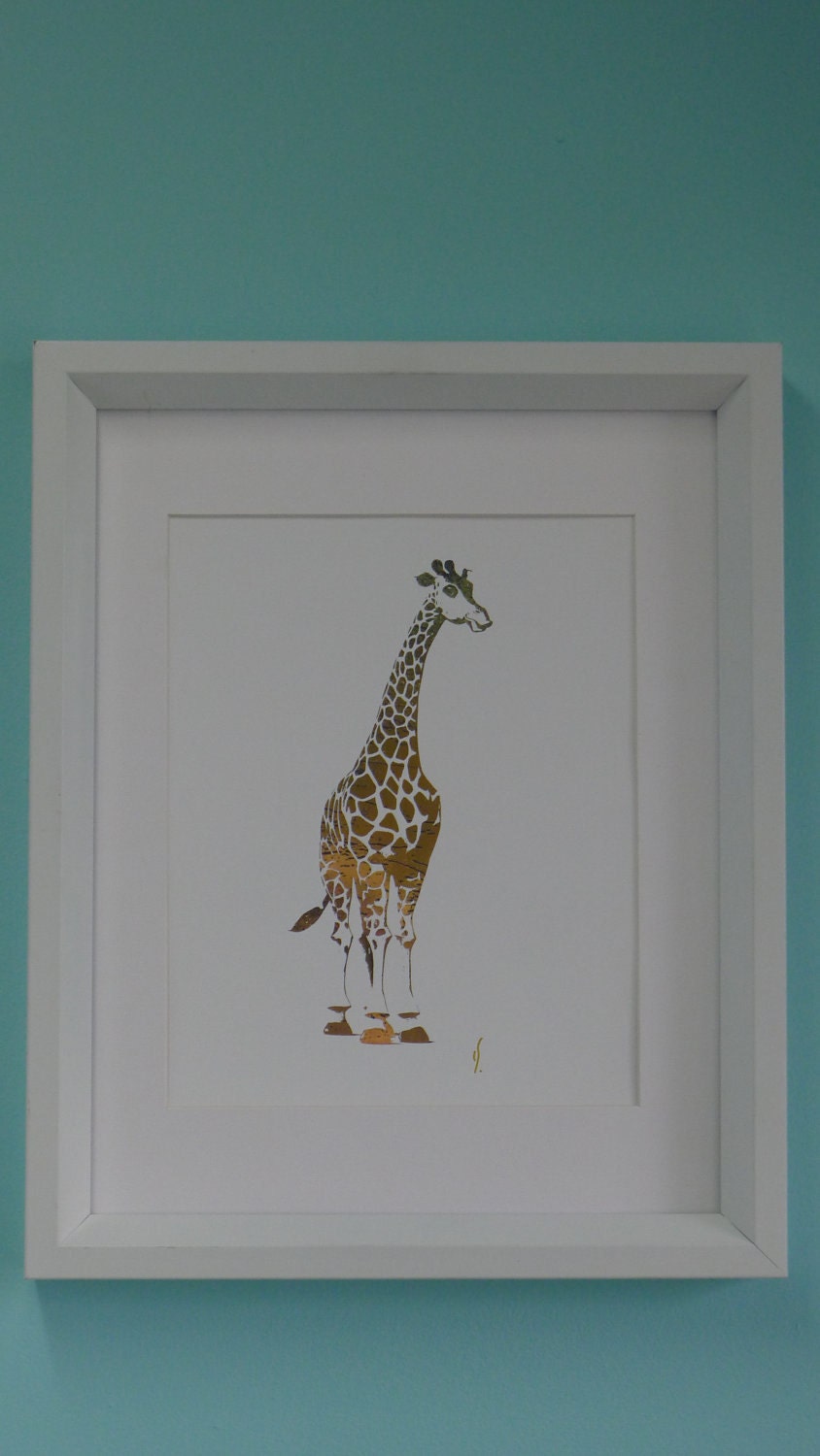 Baby Giraffe 24K Gold