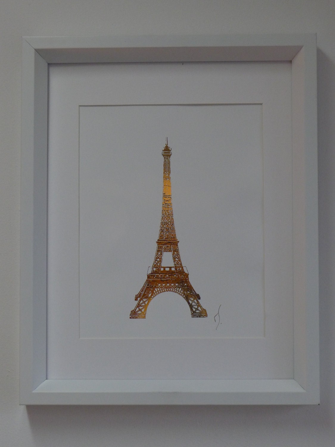 Eiffel Tower 24K Gold OR Sterling Silver