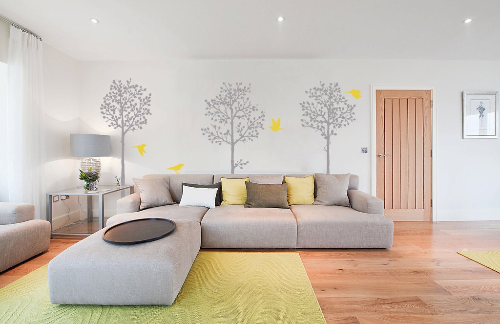 Wall Stickers Thin Trees Wall Decal