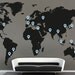 Extra Large World Map 4 x 2.3M/ 13 x 7.5ft Vinyl Wall Sticker Decal