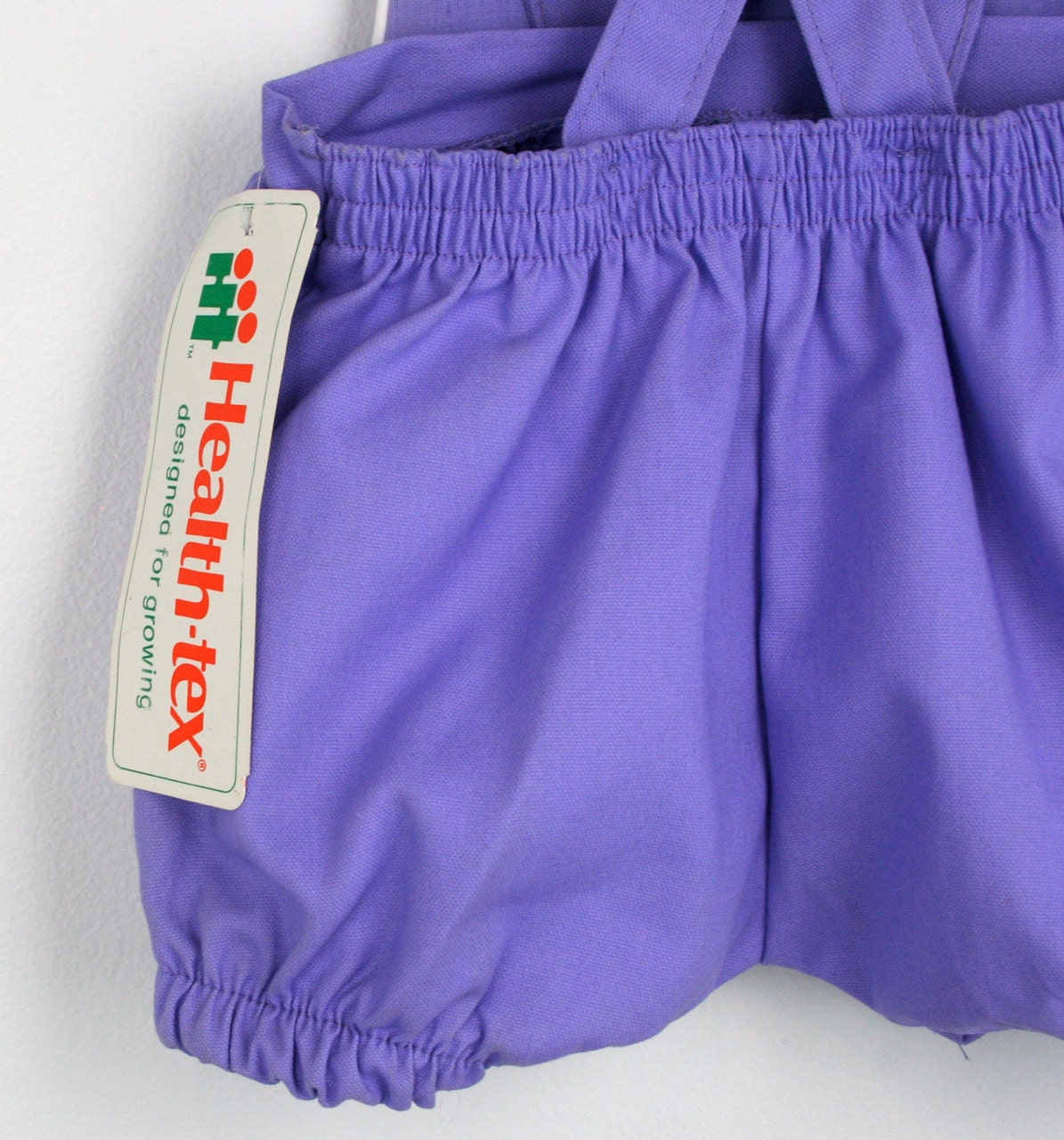 Vintage Romper Shortalls by HealthTex in Lilac Size 12 Months