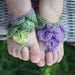 Baby Sandal, Crocheted, Barefoot, Girl- MADE TO ORDER