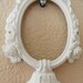 Adorable Vintage Shabby Chic Iron Ornate Wall Sconce With Bow and Roses