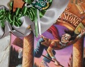 Custom Slytherin House Harry Potter Themed Wedding Garter