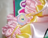 RESERVED : 2 Fluttershy Garters, Both sized to wear.