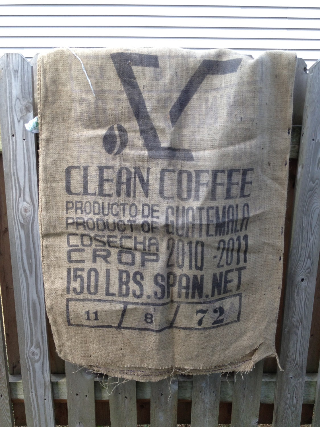 Large burlap bag  approx 40" by 28"  - styles vary