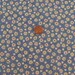 Back to School - 2 yards of white and blue cotton daisy fabric